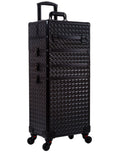 AROUS 5-in-1 Professional Makeup Train Case with 360° Wheels