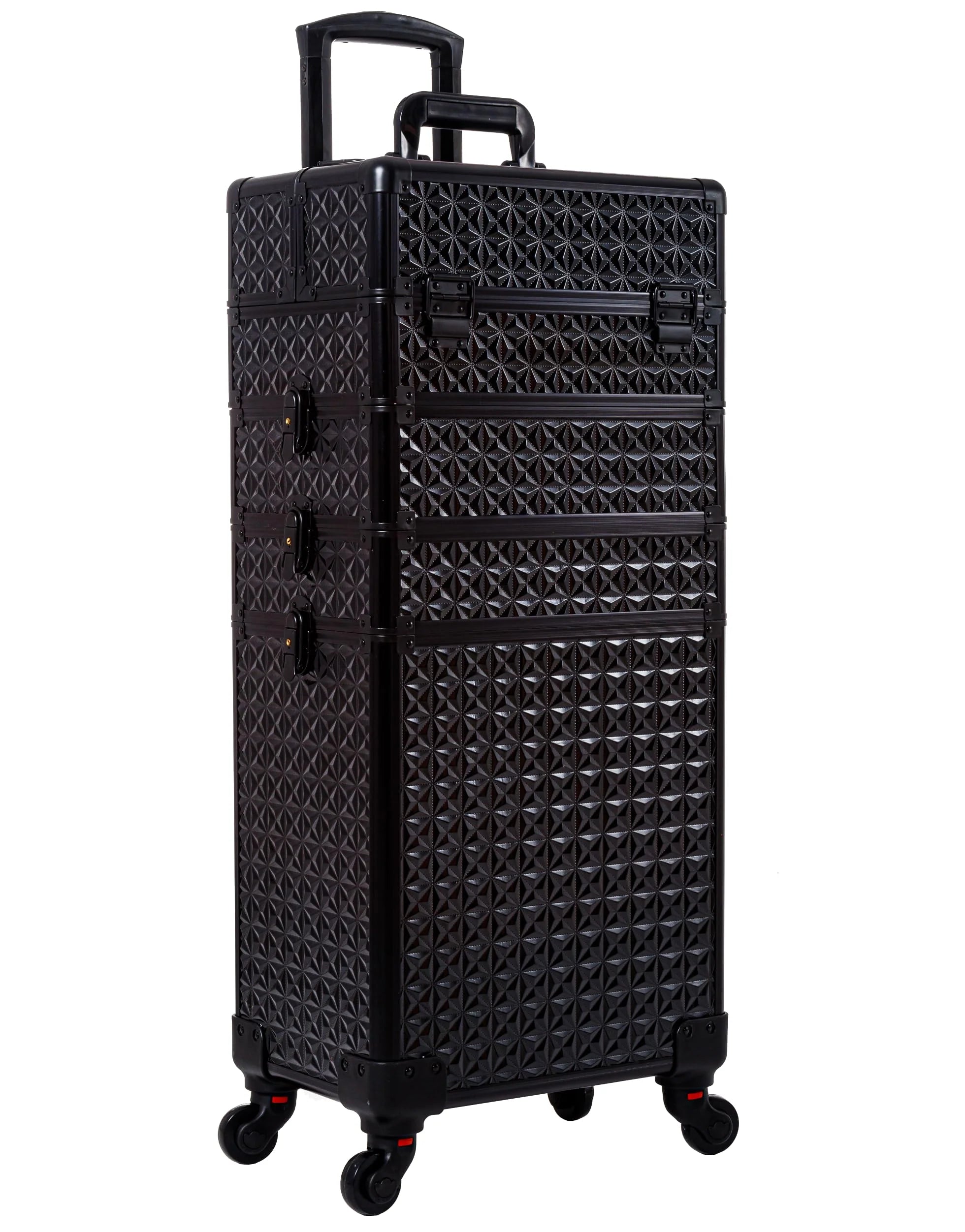 AROUS 5-in-1 Professional Makeup Train Case with 360° Wheels