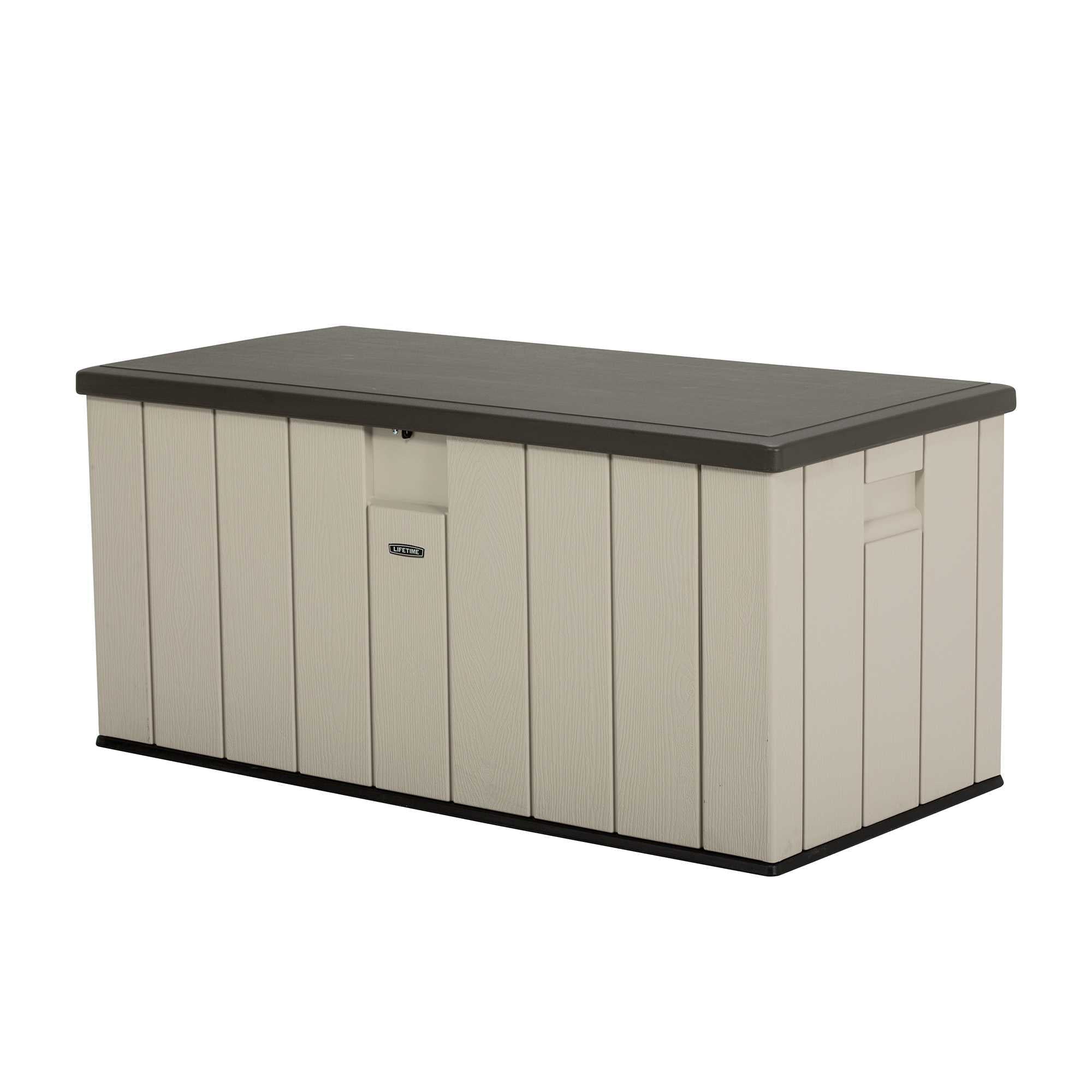 Lifetime 150-Gallon Heavy-Duty Outdoor Storage Deck Box