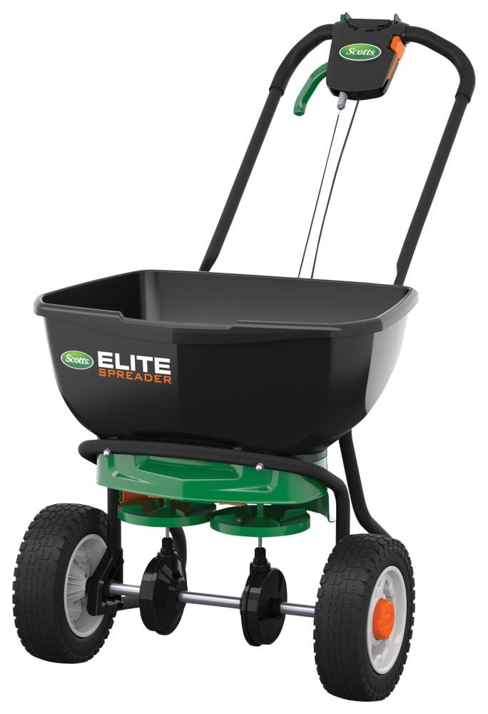 Scotts Elite Spreader 80-Pound Broadcast Fertilizer Spreader