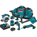 Makita 18V LXT Lithium-Ion 8-Piece Cordless Power Tool Kit