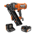 Ridgid 18V Brushless Cordless 30-Degree Framing Nail Gun Kit