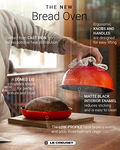 Le Creuset Signature Enameled Cast Iron Bread Oven (Quart Size)