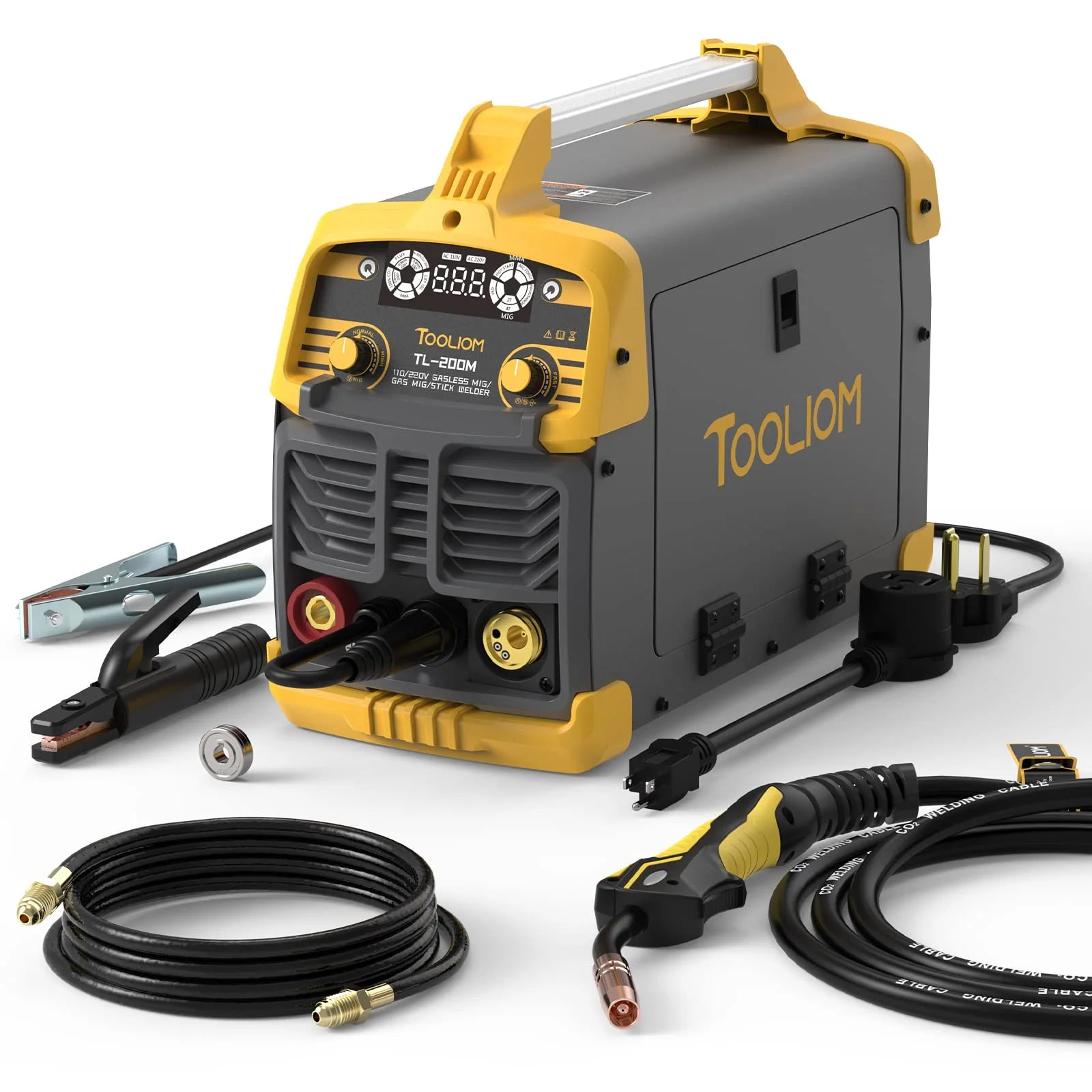 TOOLIOM 200M 3-in-1 Flux MIG Welder Dual Voltage