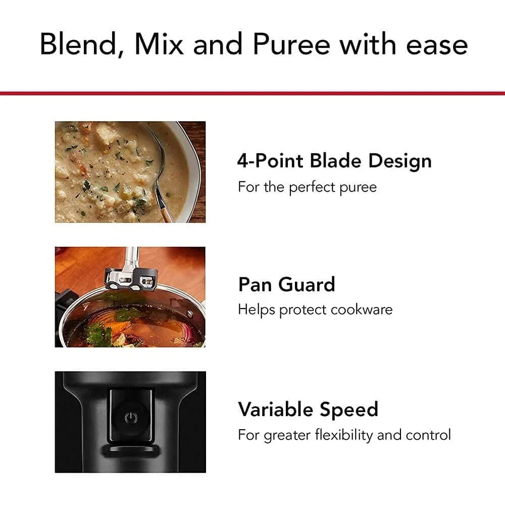 KitchenAid Cordless Variable Speed Hand Blender with Chopper (KHBBV83)