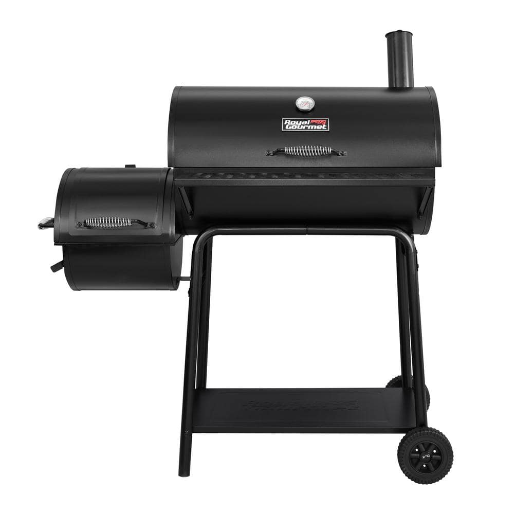 Royal Gourmet 30-Inch Charcoal Grill with Offset Smoker