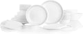 Corelle Mystic Gray 78-Piece Glass Dinnerware Set