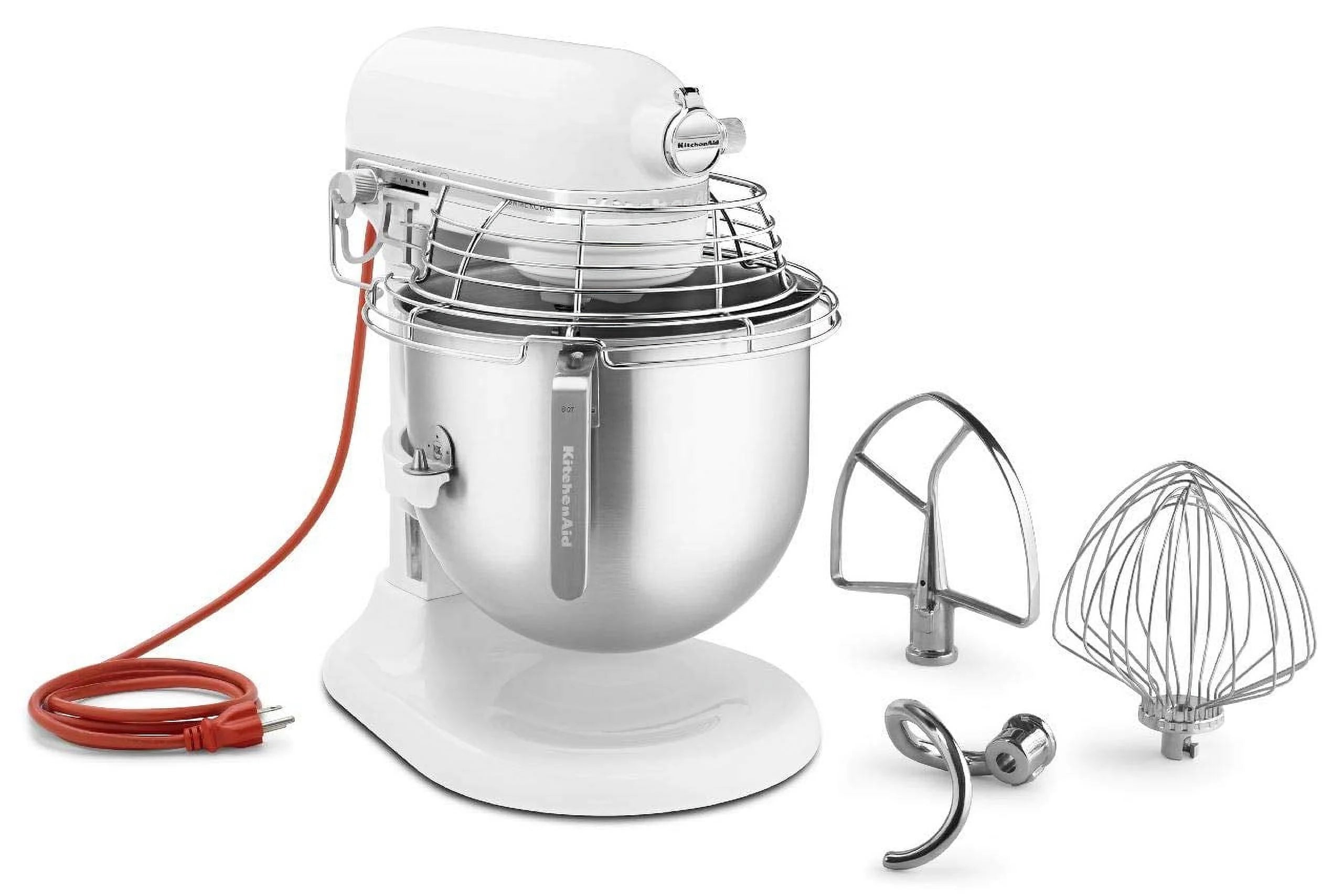 KitchenAid 8-Quart Bowl-Lift Commercial Stand Mixer (White)