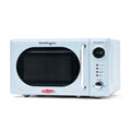 Nostalgia Retro 0.7 Cu Ft 700W Compact Countertop Microwave (Blue)