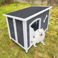 Petsfit Large Wooden Waterproof Outdoor Dog House