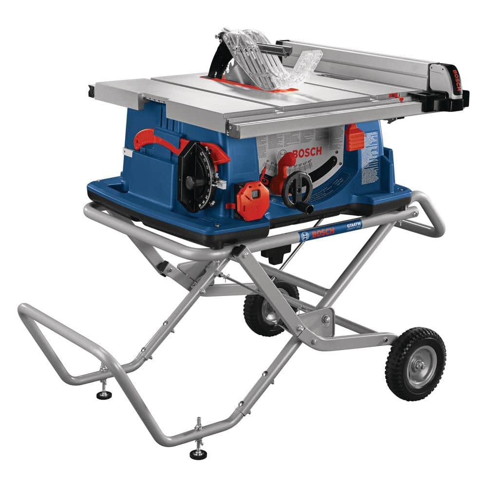 Bosch 10-Inch Worksite Table Saw with Gravity-Rise Stand