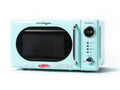 Nostalgia Retro 0.7 Cu Ft 700W Compact Countertop Microwave (Aqua)