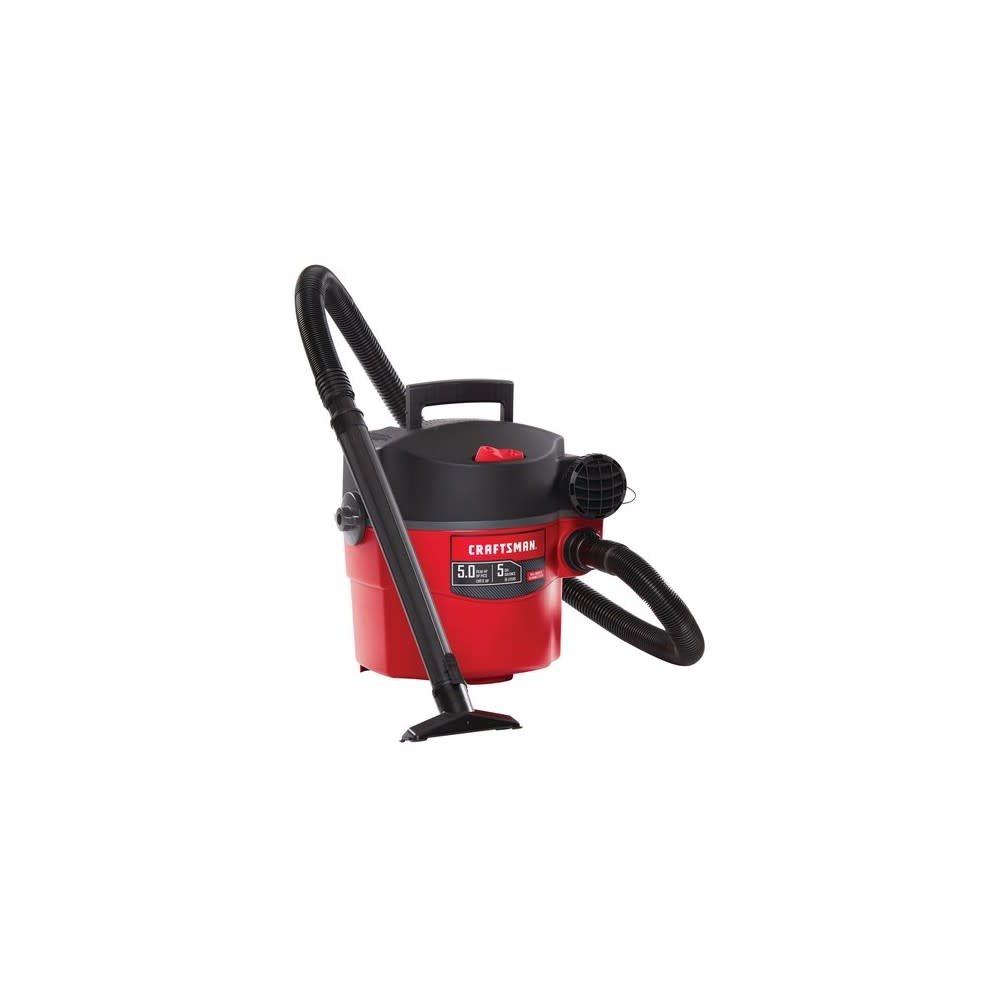 Craftsman 5-Gallon Wall-Mounted Wet/Dry Vacuum