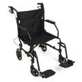 Equate Lightweight Folding Transport Wheelchair with Swing-Away Footrests