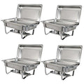 Zeny 4-Pack Stainless Steel Premier Chafing Dish Set