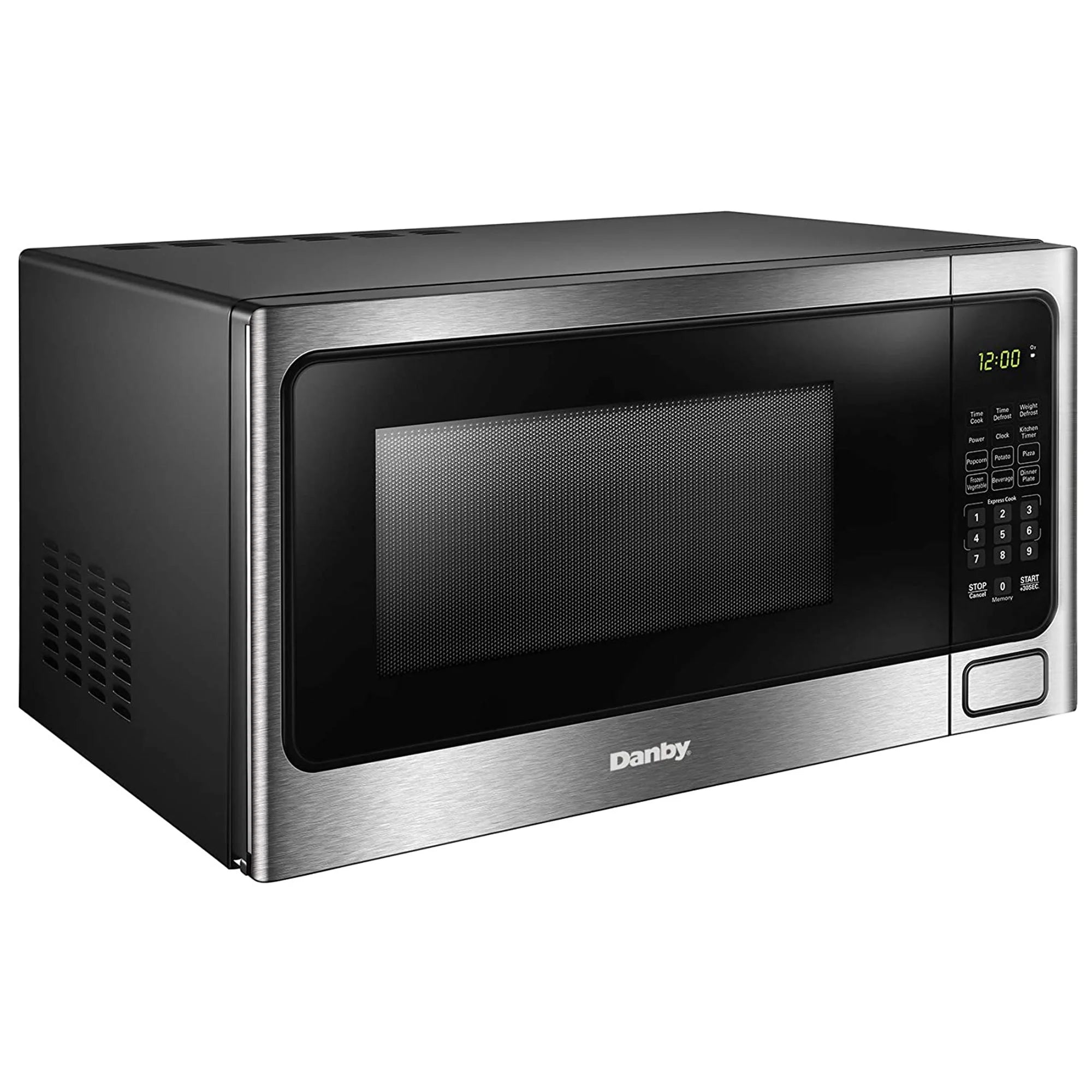 Danby 1.1 Cu Ft 1000W Countertop Microwave Oven (Stainless Steel)