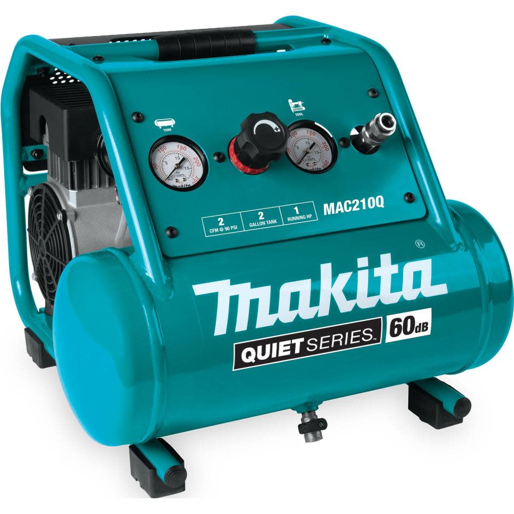 Makita MAC210Q 1HP 2-Gallon Quiet Series Air Compressor